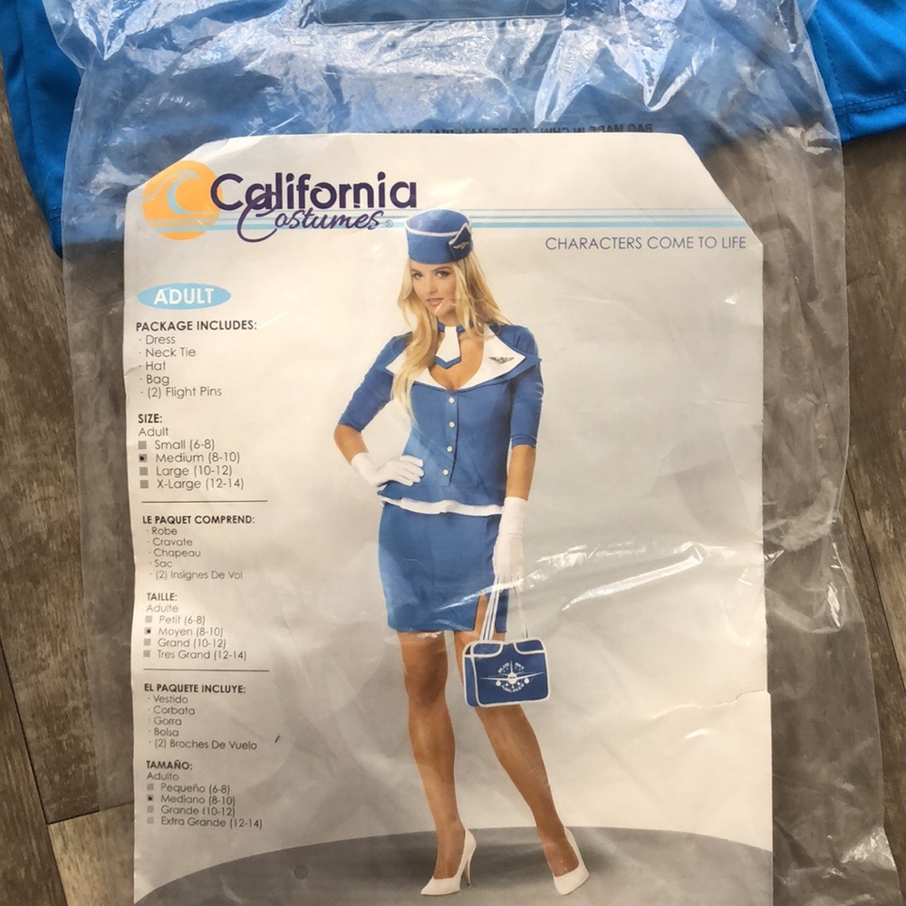 Retro Stewardess Halloween Costume